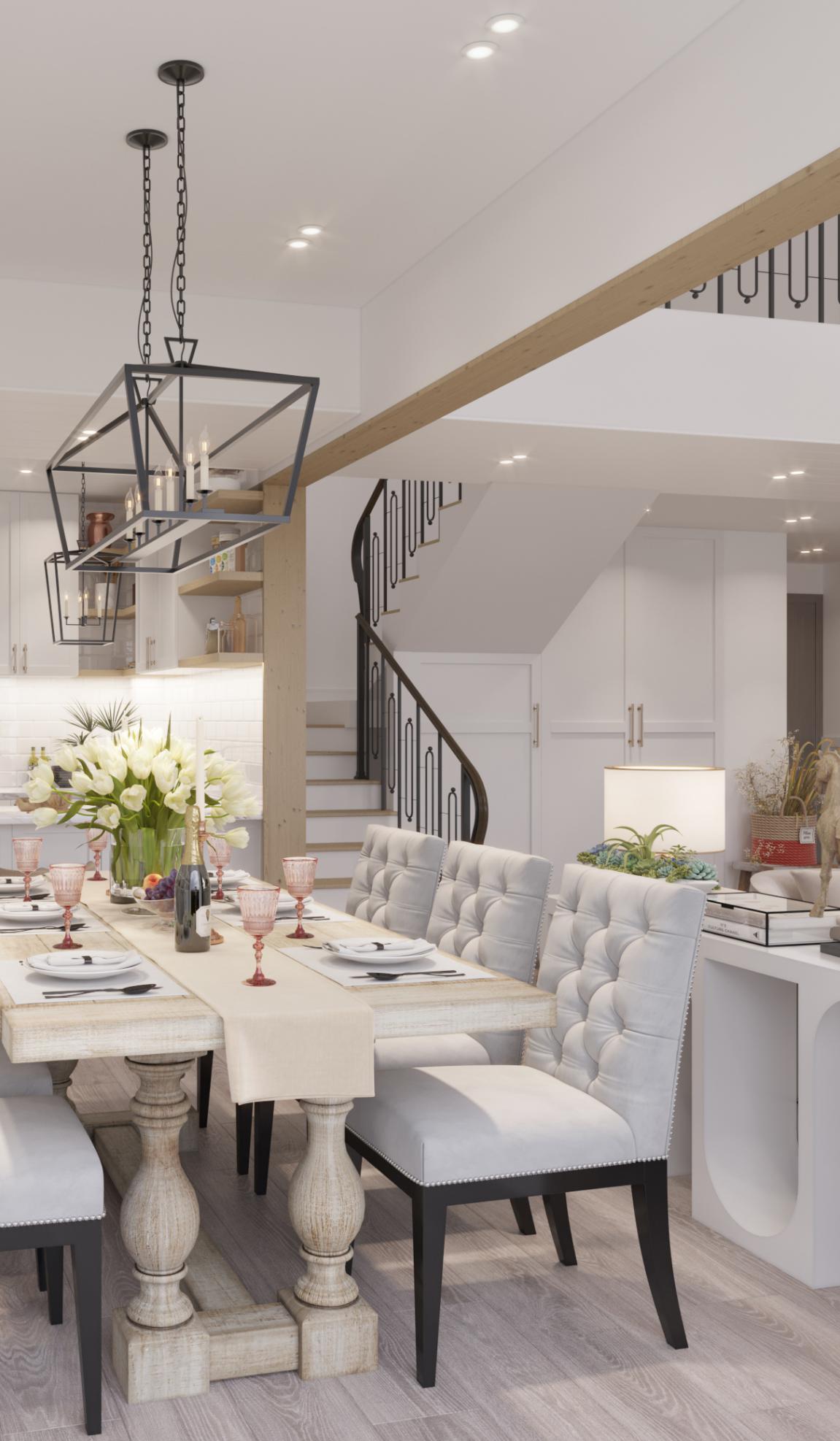 PHONG CÁCH BÁN CỔ ĐIỂN CỦA CĂN HỘ DUPLEX SANG TRỌNG HAPPY VALLEY